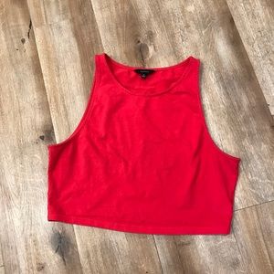 Talula Red Crop Tank